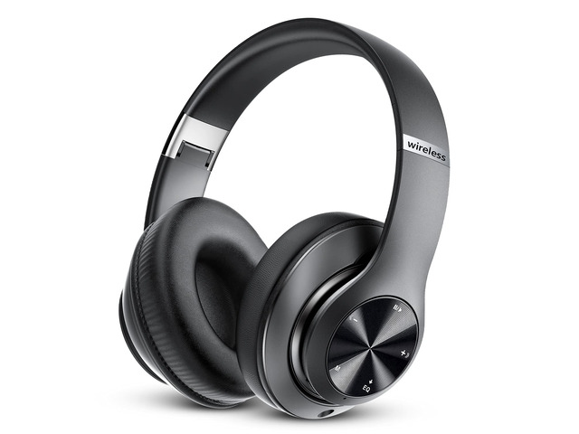 Bluetooth Headphones Over Ear, 60 Hours Playtime Foldable Headphones Wireless Bluetooth Hi-Fi Stereo Deep Bass with 6 EQ Modes, Adjustable...