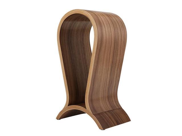 Headphone Stand Wood, Headset Stand for Desk, Walnut Gaming Headphone Holder Compatible for Sennheiser, Bose, Beats, Razer, AKG, Airpod Max,...