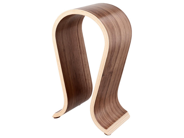 Wood Headphone Stand - Headset Holder, Arch Bridge Design - Universal Compatibility, Ear Headphones Hanger Holder, Stylish Desk Headset Holder for...