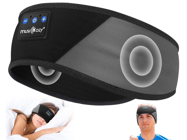 Bluetooth 5.4 Sleep Headphones Headband Sports Wireless Audio Earbuds 2 in 1 Design with Breathable Stretch Fabric, HD Stereo Sound Speakers for...