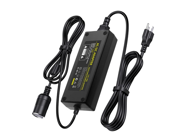 110V to 12V Converter 120W 10A Cigarette Lighter to wall Outlet adapte, AC to DC Cigarette Lighter Adapter for Car Compressor, Inflator,...