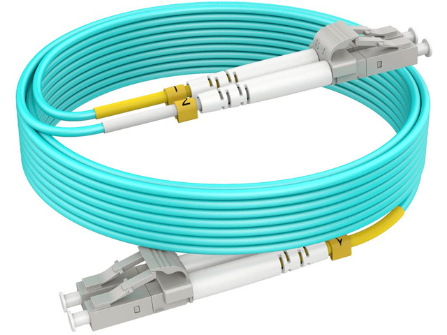 OM3 Multimode Fiber Patch Cables LC to LC MM, 400ft/122m MMF Fiber Optic Patch Cable Duplex, LSZH, 10G/40G, 50/125m, Options 0.66ft~500ft