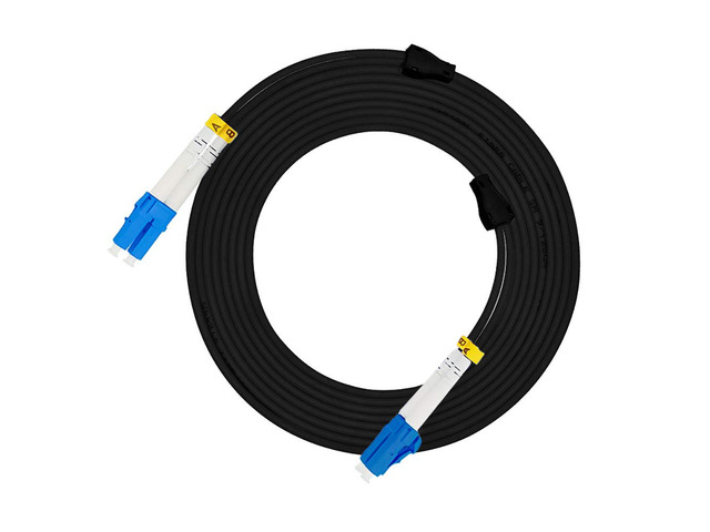 75M LC to LC Outdoor Armored Duplex 9/125 SM Fiber Optic Cable Jumper Optical Patch Cord Singlemode 75Meters 245ft LC-LC