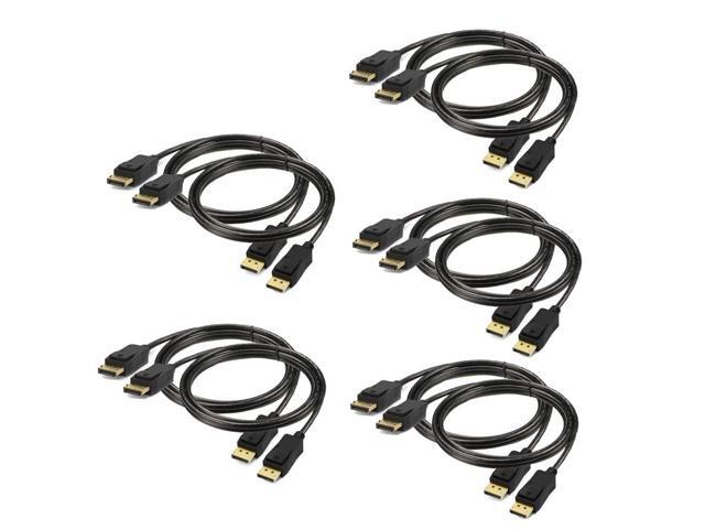 DisplayPort to Displayport Cable 6 feet 10-Pack, Display Port(DP) to DP Cord 6ft [1440P@144Hz,V1.2]