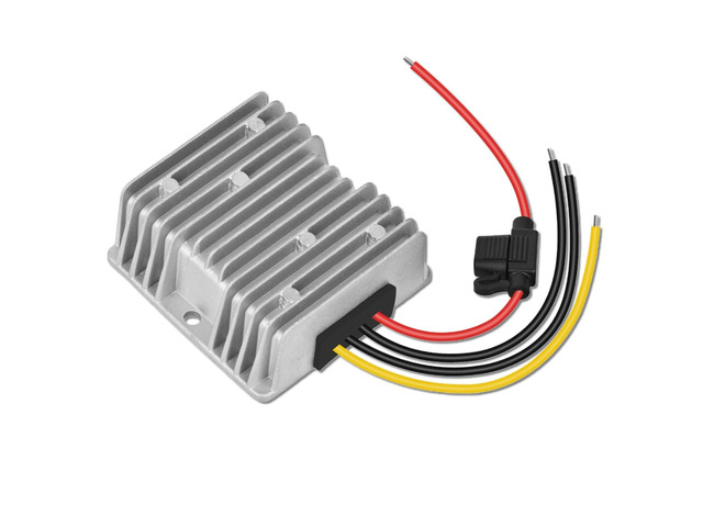 10A 120W 12V Golf Cart 24V 36V 48V to 12V Step Down Converter Voltage Regulator Reducer Buck Transformer Waterproof with Fuse