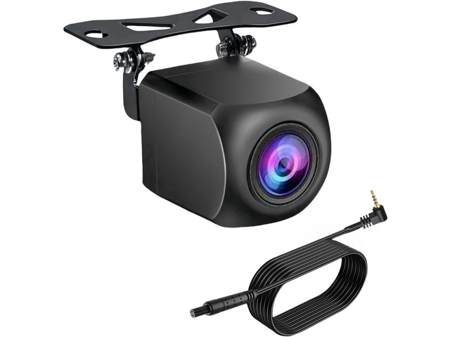Backup Camera for Carplay Screen and Mirror Dash Cam Upgrade AHD 1080P Backup Camera 4 Pin Rear View Camera for Car Stereo with 19.68Ft 4 Pin to...