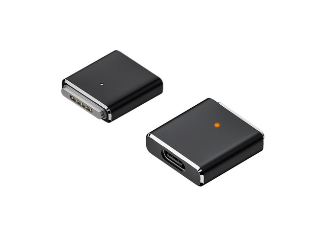 USB C to Magnetic 3 Charger Adapter, PD 100W Fast Charging Type C to Magnetic 3 Charger Adapter Compatible with MacBook Pro 2024 M3 Pro & Max,...