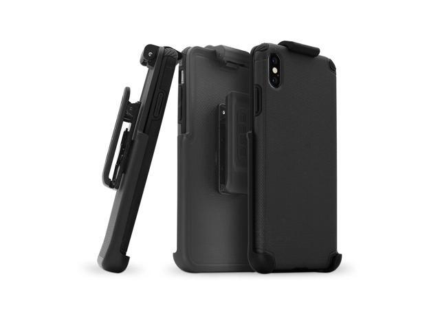 Base Protech Case With Holster For iPhone Xs Max Rugged Shock Resistant