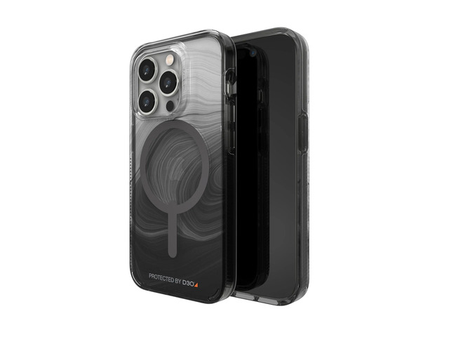 Gear4 Zagg Milan Snap Case IPhone 14 Pro Black D30 13ft Wireless Charge