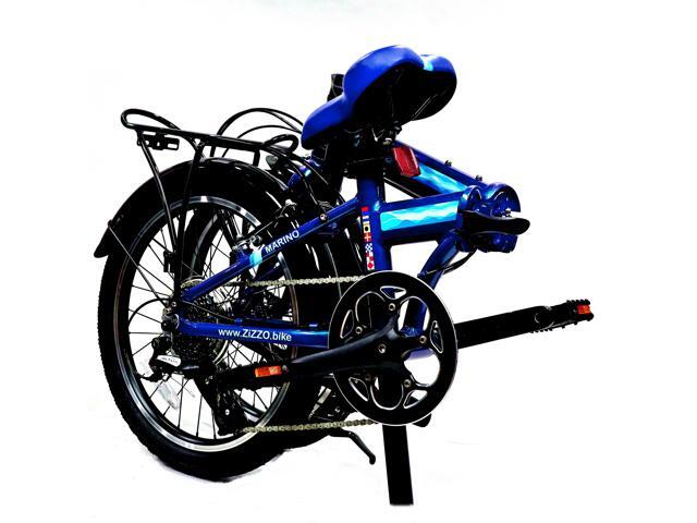 Zizzo Marino 8-speed rust resistant folding bike