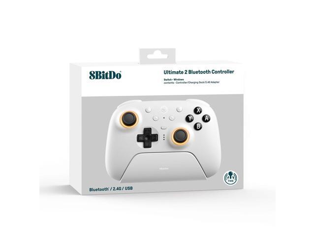 8BitDo - Ultimate 2 Bluetooth Wireless Gaming Controller for Nintendo Switch, PC - White - image 3