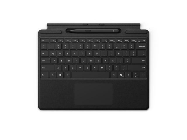 Microsoft - Surface Pro Keyboard for Pro 13" (11th Edition), Pro 9, and Pro 8 with Pen Storage - Black - image 7