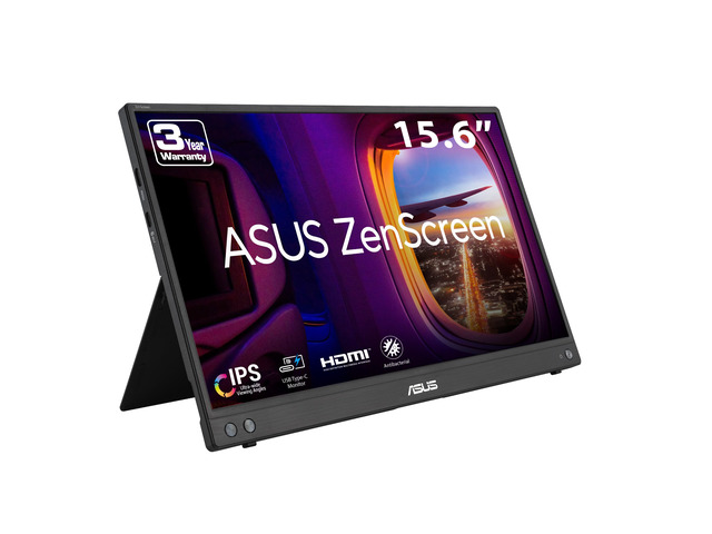 ZenScreen MB16AHV 15.6 Inch 1080p Portable Monitor Kickstand, Anti-Glare, Blue Light Filter, Mini HDMI, Tripod mountable, Protective Sleeve, Travel...