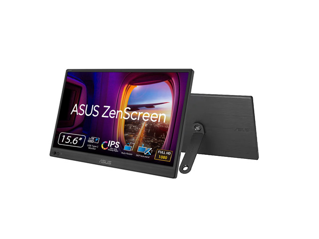 ZenScreen MB169CK-P 15.6 Inch 1080p Portable Monitor, Damage Protect IPS, 360 Kickstand, Anti-Glare, Dual USB-C, EPEAT Gold, 1y Accidental Damage...