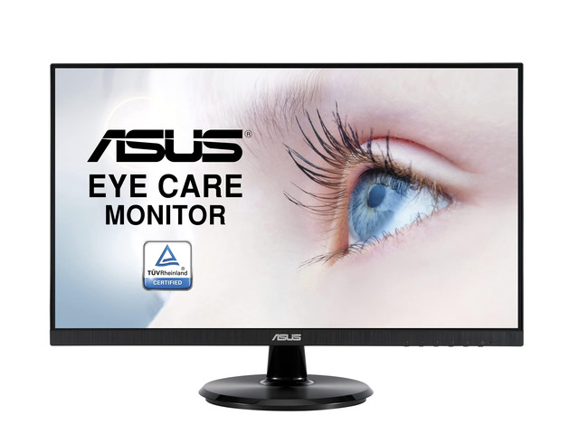24-Inch Desktop Monitor - 1080P Full HD, 75Hz, IPS, Adaptive-Sync/FreeSync, Eye Care, HDMI DisplayPort VGA, Frameless, VESA Wall Mountable - VA24DQ