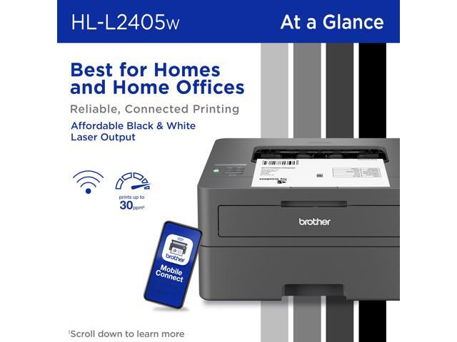 Brother HL-L2405W Wireless Compact Monochrome Laser Printer