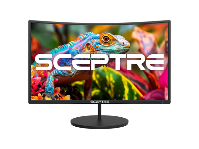 New! Curved 27-inch Gaming Monitor 100Hz 1080p R1500 98% sRGB HDMI x2 VGA Build-in Speakers, VESA Wall Mount Machine Black 2026 (C275W-1920RN Series)