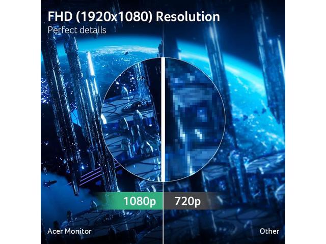 Acer - Nitro 31.5” VA Curved FHD 240Hz 1ms FreeSync Premium Gaming Monitor HDR10 (DisplayPort, HDMI) - Black - image 10