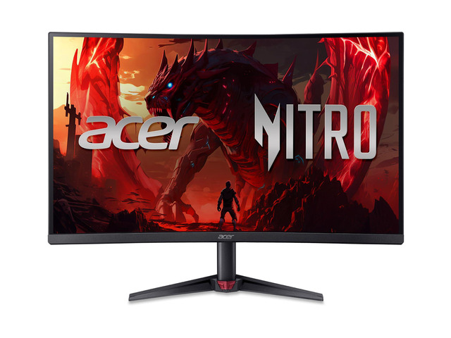 Nitro 31.5 Gaming Monitor WQHD 2560 x 1440 1800R Curved AMD FreeSync Up to 180Hz Refresh Rate Up to 0.5ms sRGB 99% 1 x Display Port...