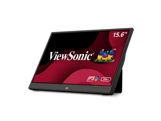 VA1655 16 Inch 1080p Portable Monitor, FHD IPS External Screen USB C, Mini HDMI, Eye Care, Built In Stand, Protective Case, Macs, PCs, Home Office,...