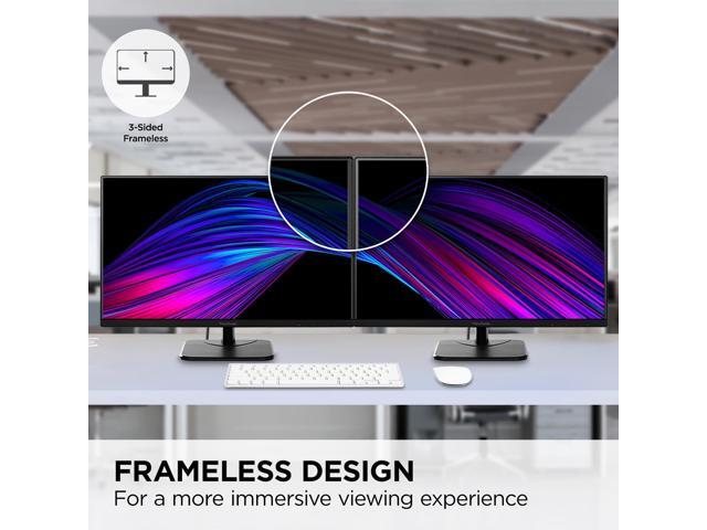 ViewSonic - VA2456A-MHD 23.8" IPS LED FHD 120Hz Monitor (VGA, HDMI) - Black - image 7