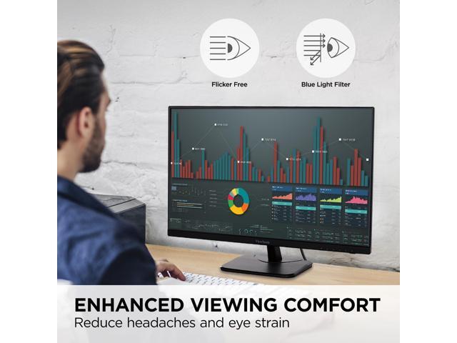 ViewSonic - VA2456A-MHD 23.8" IPS LED FHD 120Hz Monitor (VGA, HDMI) - Black - image 8