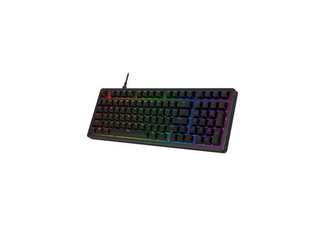 HyperX - Origins 2 1800 Wired Mechanical Linear Red Switch Gaming Keyboard with RGB Back Lighting - Black - image 7