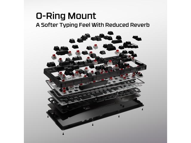 HyperX - Origins 2 1800 Wired Mechanical Linear Red Switch Gaming Keyboard with RGB Back Lighting - Black - image 10