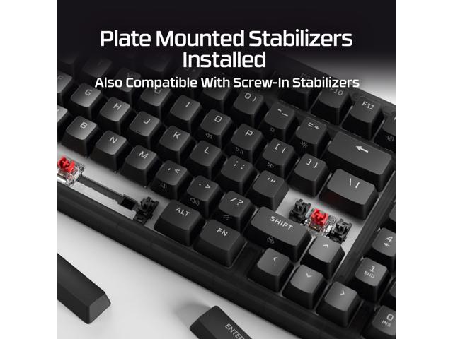 HyperX - Origins 2 1800 Wired Mechanical Linear Red Switch Gaming Keyboard with RGB Back Lighting - Black - image 11