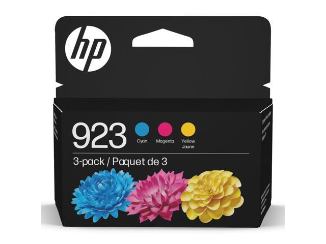923 Cyan, Magenta, Yellow Ink Cartridges (3-Pack) Works with OfficeJet 8120, Pro 8130 Series 6C3Y4LN