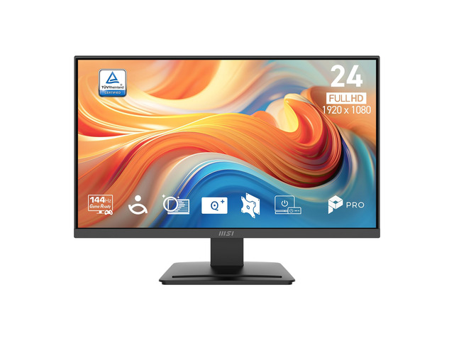 PRO MP241 E14V 24-inch IPS 1920 x 1080 (FHD) Office Monitor, 144Hz, Free-Sync, HDMI, DisplayPort, VESA Mountable, Tilt, Speaker, 4-Side Slim Bezel...