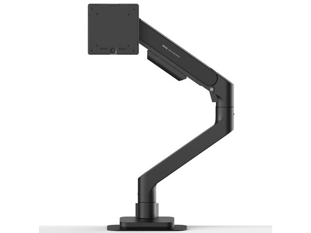 BSH01 Ergo Monitor Arm -Gas Spring Monitor Stand for Up to 45'' & 44lbs Screens, Heavy Duty, Quick Installation, No Sagging, Top Clamp and Grommet...