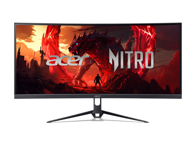 Nitro 29.5in 2560x1080 2560x1080 Curved 200Hz Gaming Monitor ED300C X1 1ms, AMD FreeSync Premium, sRGB 100%, 2xHDMI, 2xDisplayPort, 1800R Curve,...