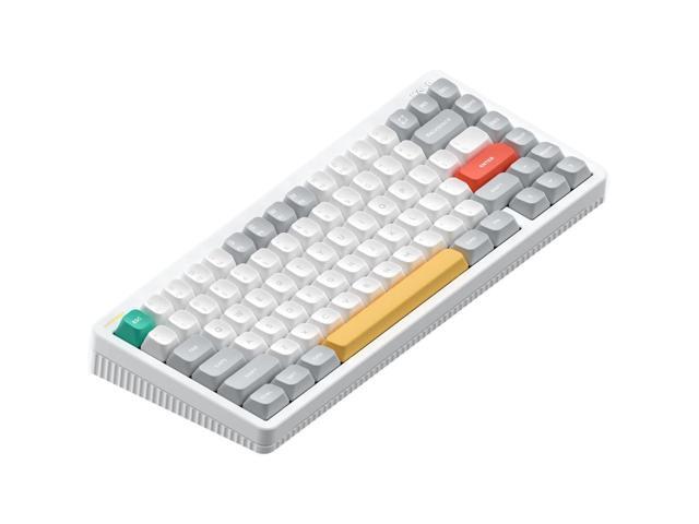 nuphy Halo V2 IO Wireless Mechanical Keyboard with PBT Keycaps,Hot Swappable Custom Gaming Keyboard,Aluminum Alloy Frame,RGB Backlit,Gasket...