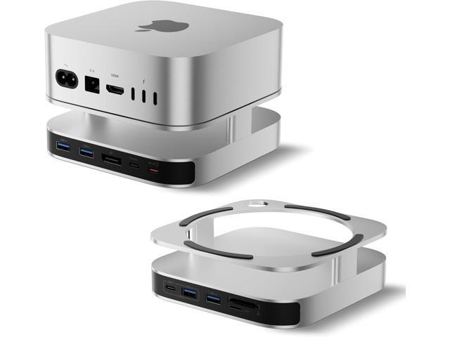BENFEI Mac mini M4 Dock, Mac mini M4 Stand with NVMe SSD Enclosure, 4K DisplayPort Hub for Mac mini M4 &M4 Pro (2024), 10 Gbps 1 x USB C & 1 x USB...