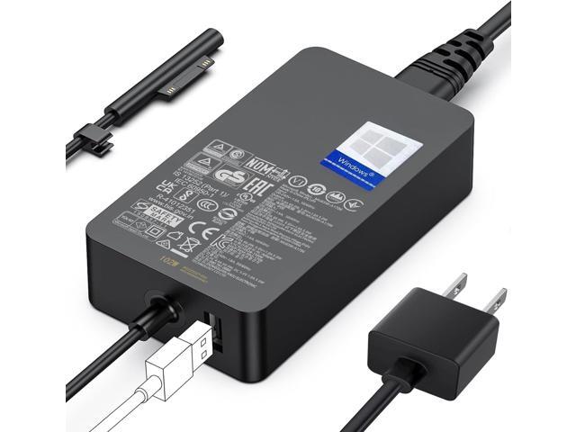 102W Surface Charger, UL Listed Microsoft Surface Charger for Surface Book 1/2/3, Surface Laptop Studio, Surface Pro 3/4/5/6/7/7+/8/9/10/11,...