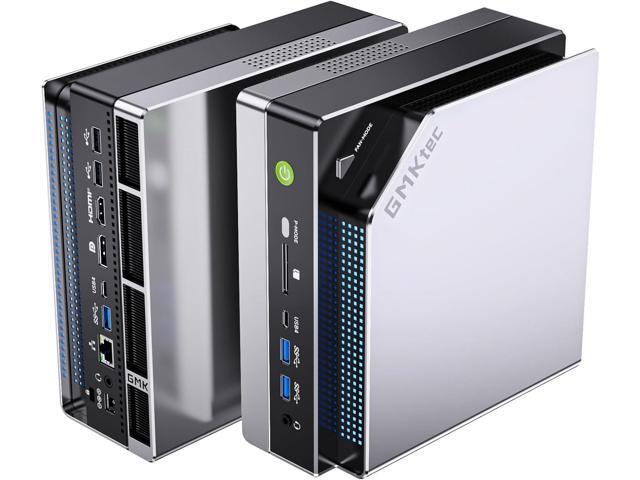 GMKtec EVO-X2 AI Mini PC Ryzen Al Max+ 395 (up to 5.1GHz) Mini Gaming Computers, 128GB LPDDR5X 8000MHz (16GB*8) 2TB PCIe 4.0 SSD, Quad Screen 8K.