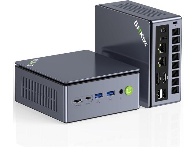GMKtec Mini PC Gaming AMD Ryzen 7 PRO 6850U 32GB DDR5 1TB PCle SSD I226V Dual NIC LAN 2.5G Desktop Oculink Computer, Dual USB4, HDMI 2.1, USB-C M7...