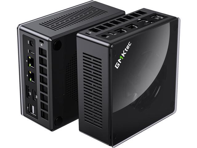 GMKtec Gaming Mini PC K8 Plus AMD Ryzen 7 8845HS(8C/16T, up to 5.1GHz) 32GB DDR5 RAM 512GB SSD, Desktop Computer Dual NIC 2.5G, HDMI 2.1, USB4