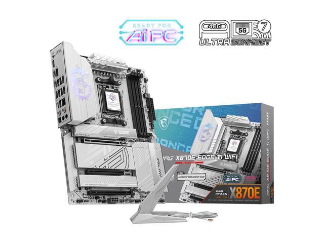 MSI MPG X870E EDGE TI WIFI Blade Titanium Motherboard Supports CPUs 9850X3D/9950X3D2/9800X3D (AMD X870E/AM5 Socket)
