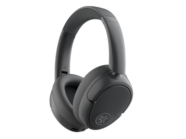 JBuds Lux ANC, Over Ear Headphones, Active Noise Cancelling, Bluetooth, Graphite