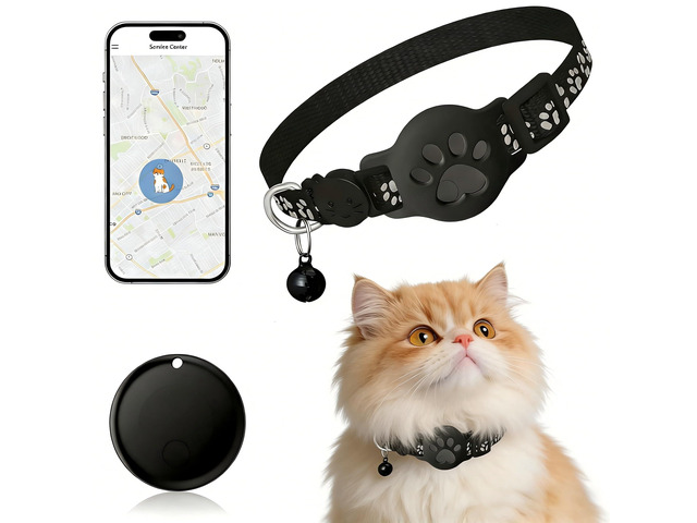GPS Collar for CatsPet Tracker (Android Only) Smart tag,Waterproof Compatible with Google Find My,No Monthly Fee,Advanced Tracking Solution Smart...