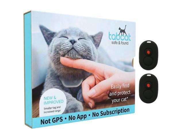 Tabcat V2 Cat & Kitten Tracker - No Monthly Subscription Fee 2 Lightweight Homing Tags, Cases & Tracking Handset More Accurate Than GPS Track...