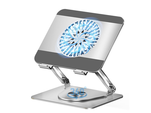 laptop Cooling Stand 360° Rotating Laptop pad with Cooling Fan