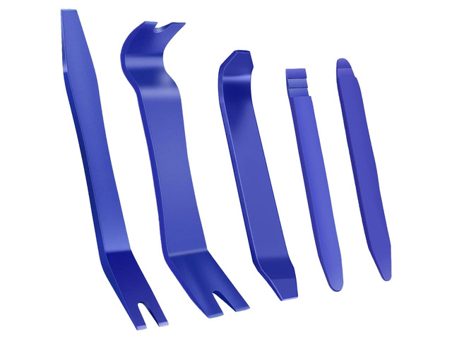 Trim Removal Tool - 5Pcs Trim Removal Tool Set,Car Pry Tool Kit, Car Panel Door Audio Trim Tool Kit for Vehicle Dash Radio Audio Installer
