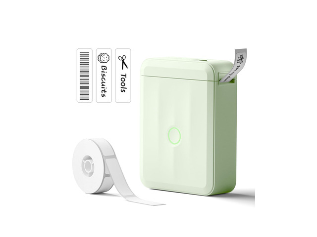 D110 Label Maker Machine, Bluetooth Thermal Label Printer for School Home Office Organization, Mini Thermal Printer, Label Maker with 1 Label Tape,...