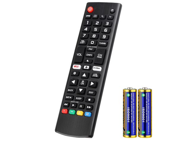 Universal for LG Smart TV Remote Control Replacement with Battery for All LG OLED 3D Thinq TVs for AKB75095307 AKB75375604 AKB74915305 AK75675304...