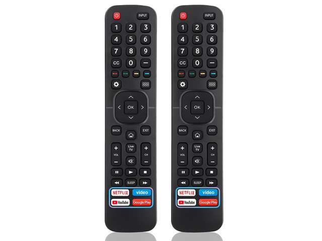 Universal for Hisense TV Remote Replacement2 Pack Fully Compatible with All Hisense Smart TVs Perfect Replacement for Lost & Broken Remotes, No...