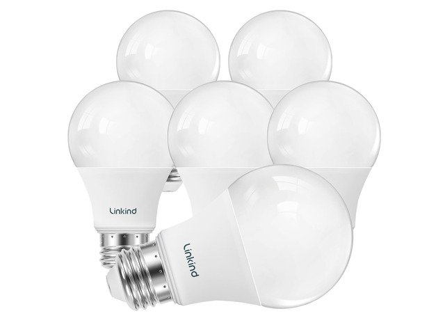 A19 LED Light Bulbs Dimmable, 60W Equivalent Light Bulbs, 9W, 5000K Daylight, 840 Lumens LED Bulbs, E26 Standard Base, 120V, Lighting for Bedroom...