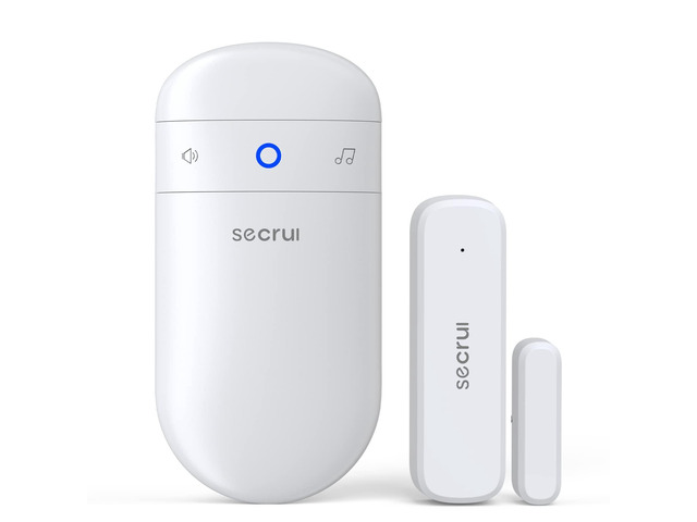 Door Chime When Door Opens, Door Opened Alarm for Home/Business Entering 1-Sensor + 1-Receiver with 500FT Range 58 Chimes 5-Volume Level, Bedroom...